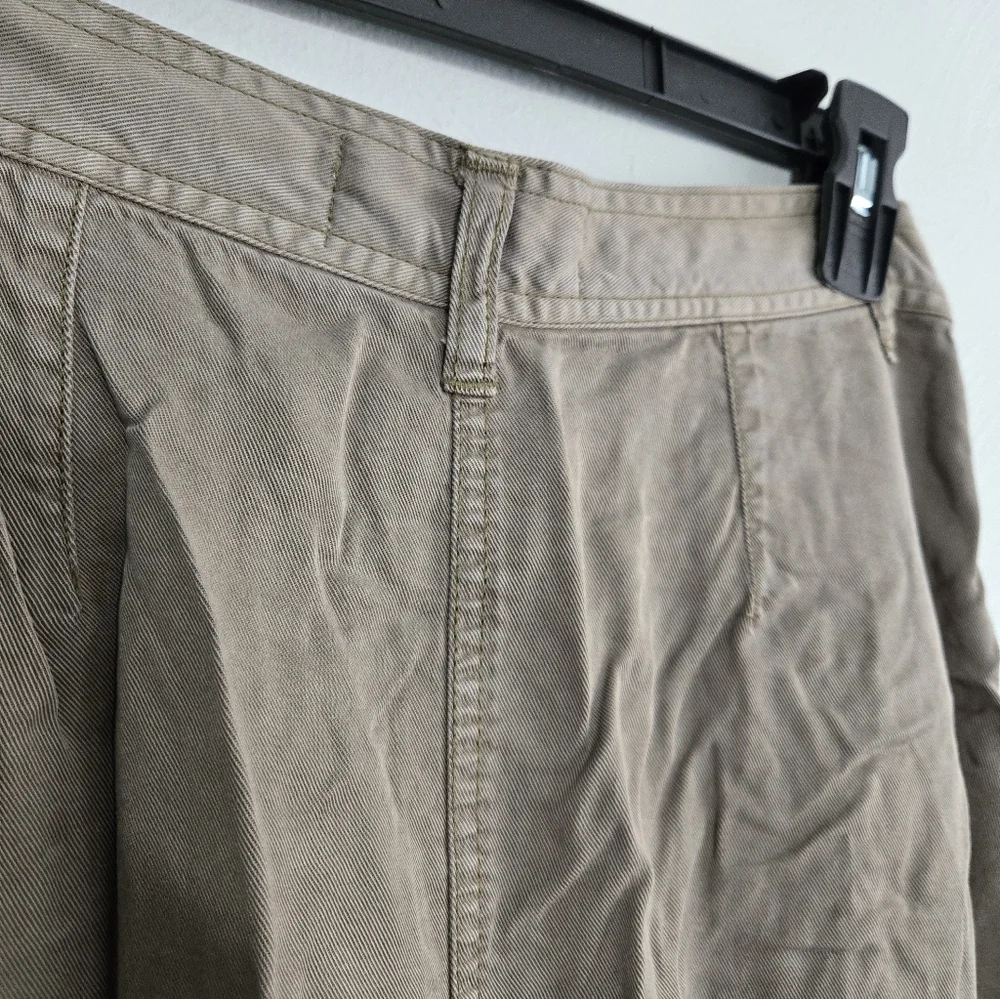 Pistola• Olive Green Maxi Skirt Woth Gold Front Buttons. Sz S - Picture 8 of 8